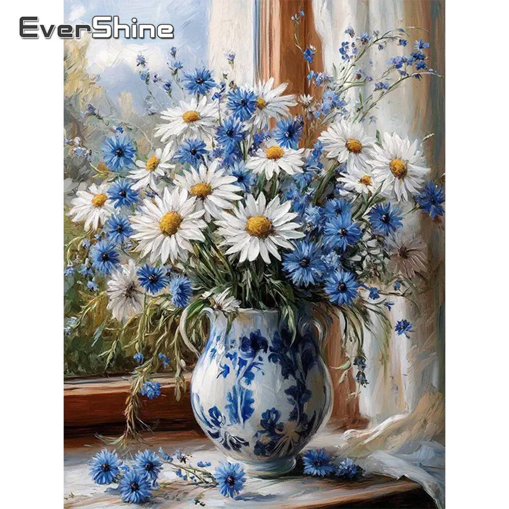 Florist Supply Vases - Evershine Diamond Mosaic Daisy Flower Suitable