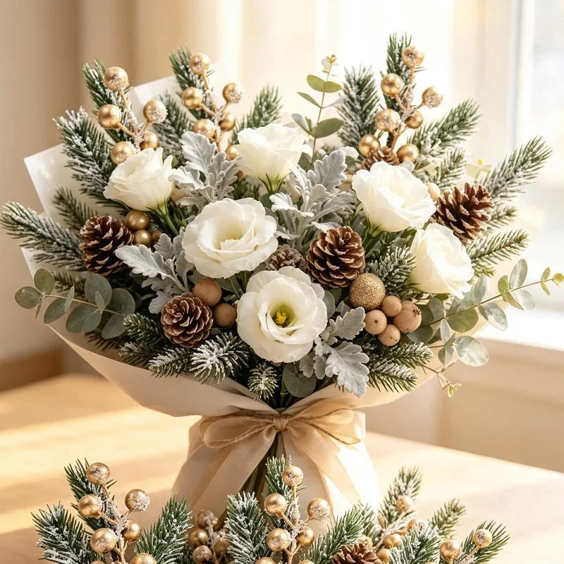 Christmas  Snow Pine Needle Br - Florist Supply Bulk recension och pris