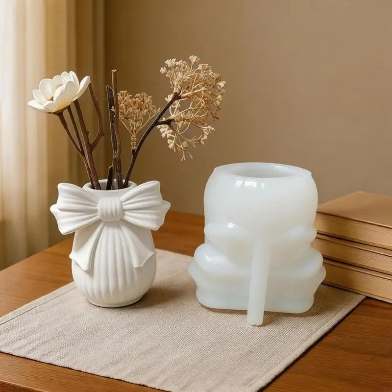 Bowknot Striped Vase Silicone  - Florist Supply Vases recension och pris