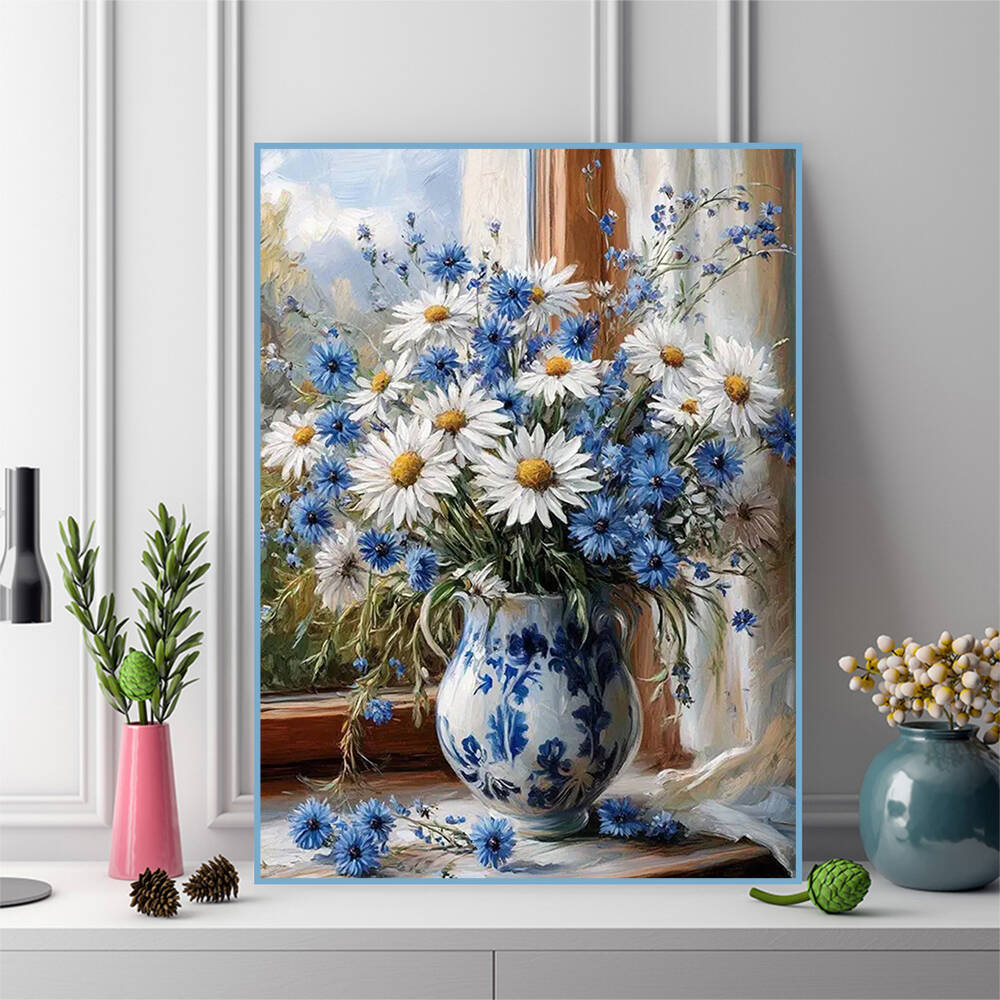 Evershine Diamond Mosaic Daisy - Florist Supply Vases recension och pris