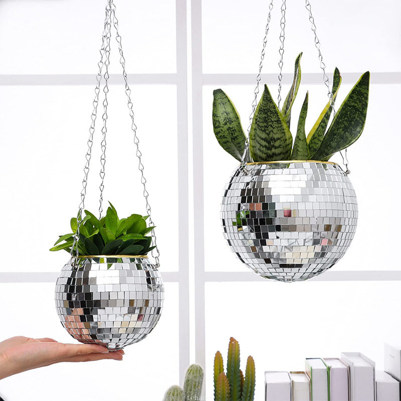 Disco Mirror Ball Hanging Flow - Florist Supply Vases recension och pris