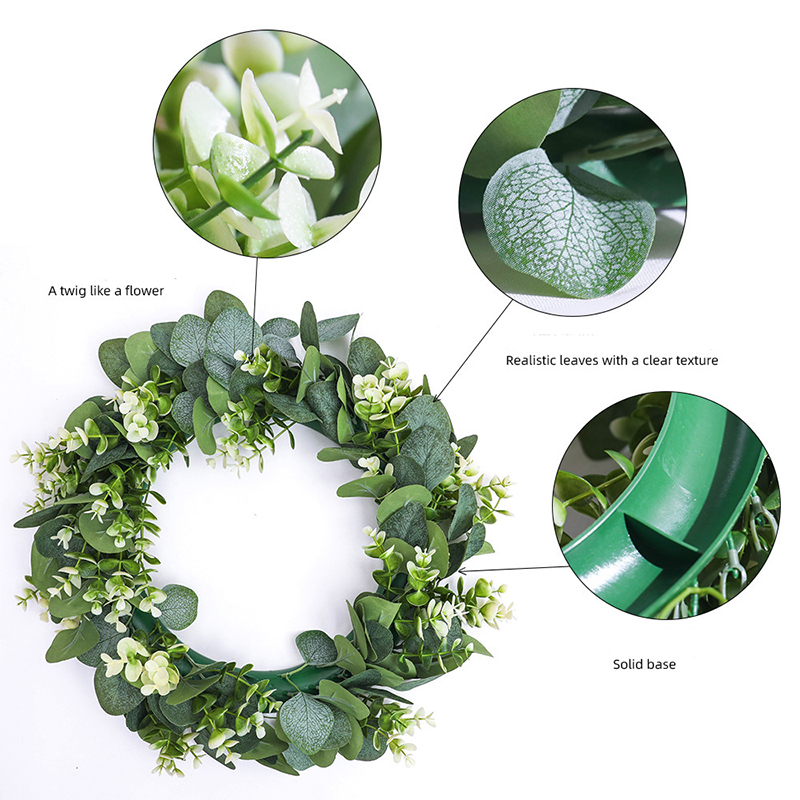 Eucalyptus Wreath Flowers Gift - Eucalyptus Preserved recension och pris